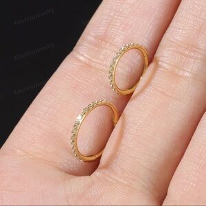 nose ring hoop piercings (8mm)